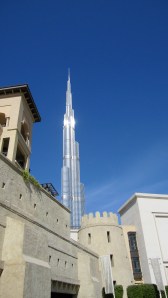 "Old Town" Dubai with Burj Khalifa in distance
